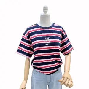 [하프클럽/에잇컨셉]비키 단가라 반팔 티셔츠 C26D7FTS238