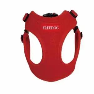 [JED] 조끼형하네스 애견 가슴하네스 하네스 레드 강아지하네스옷 L