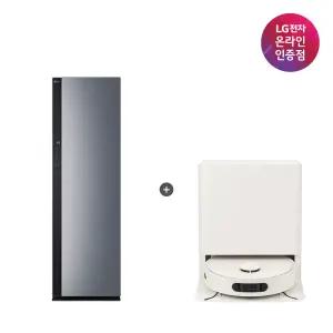 LG 스타일러 + LG 코드제로 AI 오브제컬렉션 로보킹 (SC5GMR52 + B95AWBH)