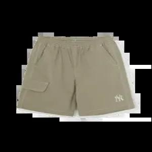 MLB 키즈 스포티브 스몰로고 나일론 5부 팬츠 뉴욕양키스 BEIGE 7ASMB0163 50BGS