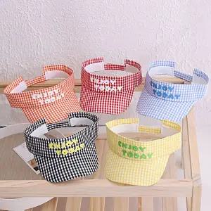 유아 ZNF591U8 아동 엔조이체크썬캡 자 준캡