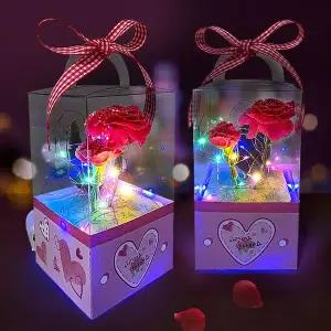 LED RKH893R2 카네이션 선물 상자 무드등 만들기(3인묶음포장)