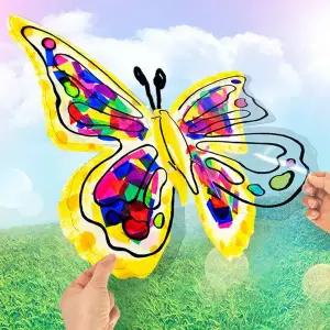 만들기 ULF158O7 셀로판지 입체 나비 날개 (3인용)