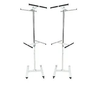 360도 회전 행거 이동식 캐스터 옷걸이 스마트 옷장