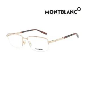 명품 안경테 MB0020O 003 스퀘어 반무테 메탈 여자 남자 안경