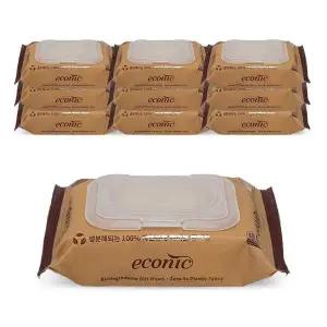 에코닉 MJX295K9 브라운 엠보싱 60gsm 20매 캡형 레이온100% 원단