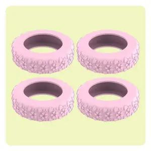 [에이치플러스몰]WL 무소음 휠커버 충격흡수 마모방지 캐리어 바퀴보호대