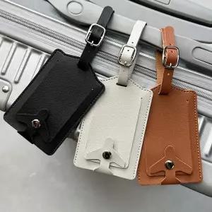 [에이치플러스몰]WL 출장용 시크릿 캐리어 네임택 가죽 이름표 수화물택 러기지택