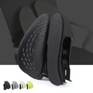 베이지 키밍 사무실 다용도 의자 등받이 쿠션 메쉬 허리쿠션