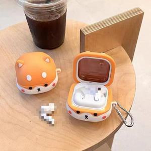 삼성 갤럭시 버즈4 프로/버즈4 이어폰 케이스 버즈3 프로/3 FE 커버 소프트 큐트 해피 퍼피 고스트 보호 슬