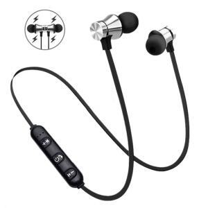 호환 XT11 스포츠 마그네틱 블루투스 이어폰 이어폰 무선 넥밴드 헤드폰 samrtphones용 마이크가 있는 스테레오 음악 헤드셋