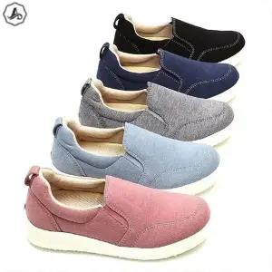 [애슬릿] 통굽 슬립온 발편한 키높이 데일리 운동화 단화 3.5cm