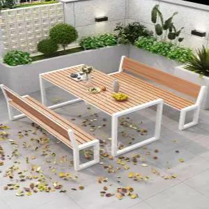 야외벤치의자 야외테이블 테라스 야외용 정원 세트