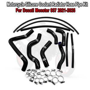 오토바이 실리콘 냉각수 라디에이터 호스 파이프 키트 Ducati Monster 937