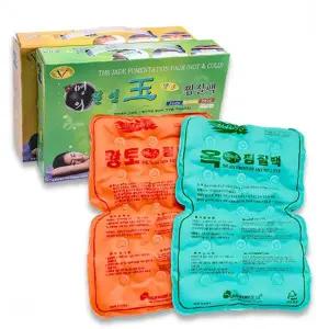 찜질 팩 전자레인지 가열 온열 냉찜질 겸용 황토 옥 소재 휴대 간편 재사용 찜질기