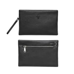 남성파우치 남성 남자 정장 소가죽 소형 블랙 손가방 클러치백