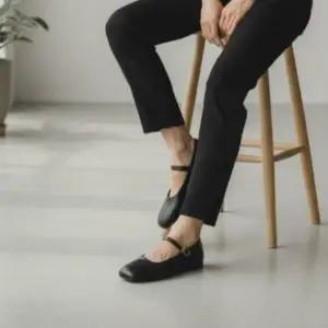 여성 복장 플랫화 베이직 스트랩 오피스 클래식 신발