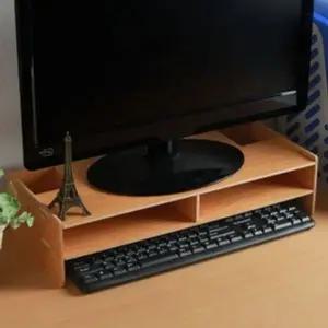 모니터받침대 2단 데스크 모니터선반 책상정리