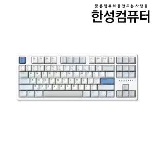 한성컴퓨터 TFG Magnetox 2XL 그레이레이니 유선 키보드 텐키리스 87키