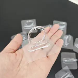 봉걸이 인기 트렌드 원형 부착 10P 고리 다용도 무타공 후크