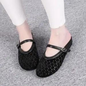 [다잇템] 여성 SS 망사 트윙클 스트랩 뮬