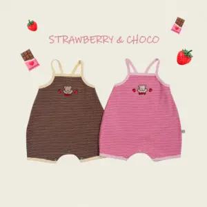 [보리보리/오뜨베베](bebe)딸기초코전신슈트