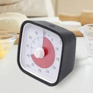 주방타이머 뽀모도로 다이얼 쿠킹 타이머 아날로그 무음 공부