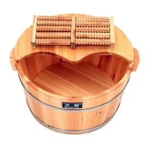 원목 족욕통 히노끼 발찜질 족탕 나무통 편백 물통 반신욕 온욕기 스파