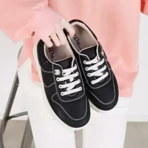 여성 캐쥬얼 인조가죽 스트랩 일상 베이직 운동화