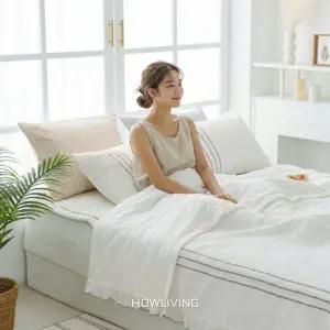 글로리 뱀부 시어서커 여름이불 슈퍼싱글 라지킹 밴딩 패드 시원한 침구세트