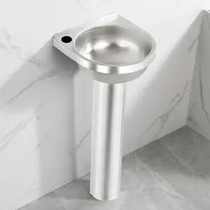 스텐 코너 세면대 모서리 세면기 삼각형 업소용 미니 싱크대