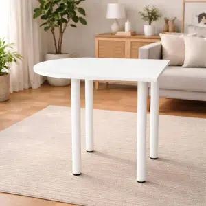 [아트박스]/가구느낌 하입반원책상 반타원 식탁 거실테이블 800x600