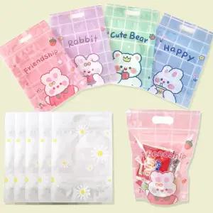 손잡이 구디백 50매 선물포장 세트 지퍼백 캐릭터