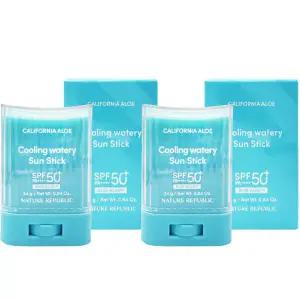 NEW 네이처리퍼블릭 캘리포니아 알로에 쿨링 수분 선스틱 24g x2개 즉각쿨링효과
