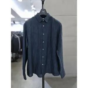 [바쏘옴므]바쏘옴므 세이브존03 바쏘옴므 25 다크블루 솔리드 린넨100 셔츠 WSYFZ1TT26ABUY (48364680)