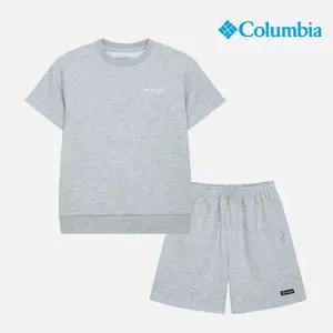 키즈 반팔 셋업_멜란지그레이 (C72-YKD612)