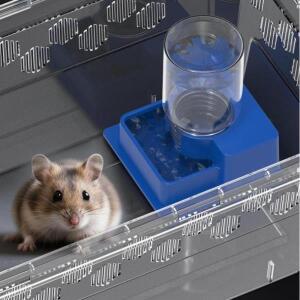 QTG331자동 급수기 병 포함 거북이 도마뱀용 호환 방수 애완동물 용품