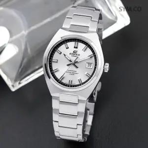 [에디피스] EFB-109D-7A 사파이어 실버 아날로그 캐쥬얼 정장 남자 메탈 시계 d7