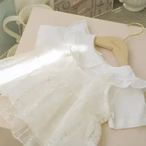 쪼꼬미의 해맑은 웃음에 행복해 - 아기 카라 티셔츠