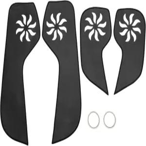 20122016 아우디 Q3 방수 도어 패널 내부 측면 가장자리 필름 트림 보호기 검은색 접착 백킹 1세트용