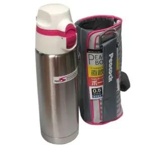 핑크색 500ML 보냉병 텀블러 피콕 물병 보온병