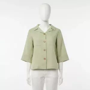 [무료배송] 지스튜디오 25SS 프렌치린넨100 시그니처 블라우스