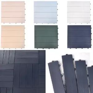 36P 거실 베란다 간편조립 바닥 테크타일 미끄럼방지 셀프설치 소음no