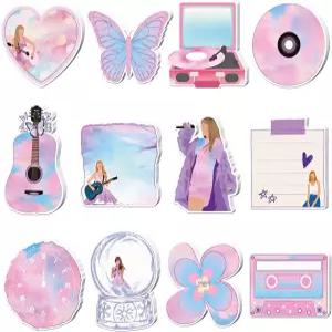 가수 스티커 메모 240페이지 귀여운 셀프 접착 패드 가정 학교 사무실용 12가지 디자인