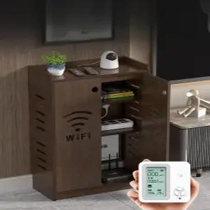 모뎀보관함 와이파이 숨기기 정리함 50x70x25cm 모던 셋탑박스 케이스 사용자 수납