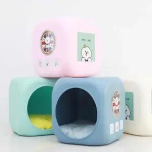 [JED] 강아지집 강아지 하우스 파스텔블루개집 강아지소파