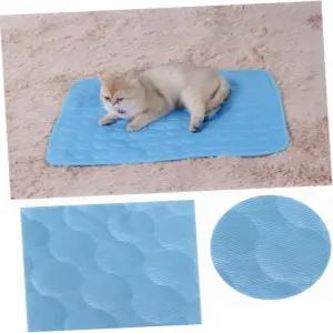 강아지와 고양이를 위한 통기성 패드가 있는 밀리스텐 쿨링 펫 매트 실내 휴식 열 방출 편안한 수면 쿠션을