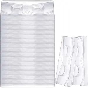 100피스 직사각형 속눈썹 트레이 홀더 플라스틱 가짜 포장 상자 보관 케이스 부티크 뷰티 살롱 투명