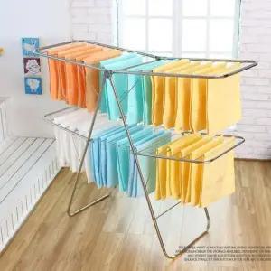 빨래건조대 Y형빨래건조대 2단+(올스텐)