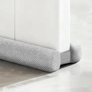 잠금 후크와 루프가 있는 루미렐 도어 드래프트 스토퍼 3236인치 씰 내후성 스트리핑 조절 가능 소음 먼지